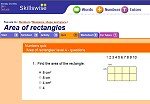 Shape Games - Area of Rectangles Quiz
