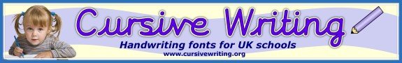 Cursive Writing - handwriting fonts for UK schools Cursive Writing - handwriting fonts for UK schools