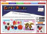 Canon 3D Paper Crafts educational resources