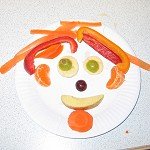 5 a Day - Funny Face Plate