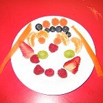 5 a Day - Funny Face Plate