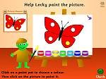 Preschool Games - Lecky's Colouring Game