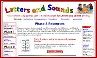 Letters and Sounds - free printable resources